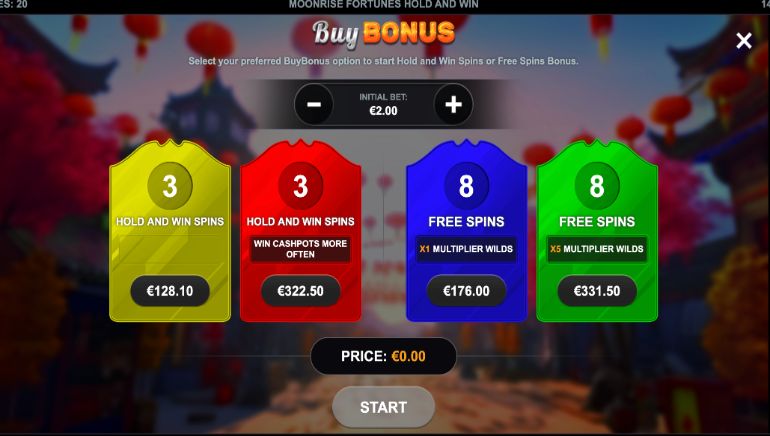 Moonrise Fortunes Hold and Win Bonus Buy